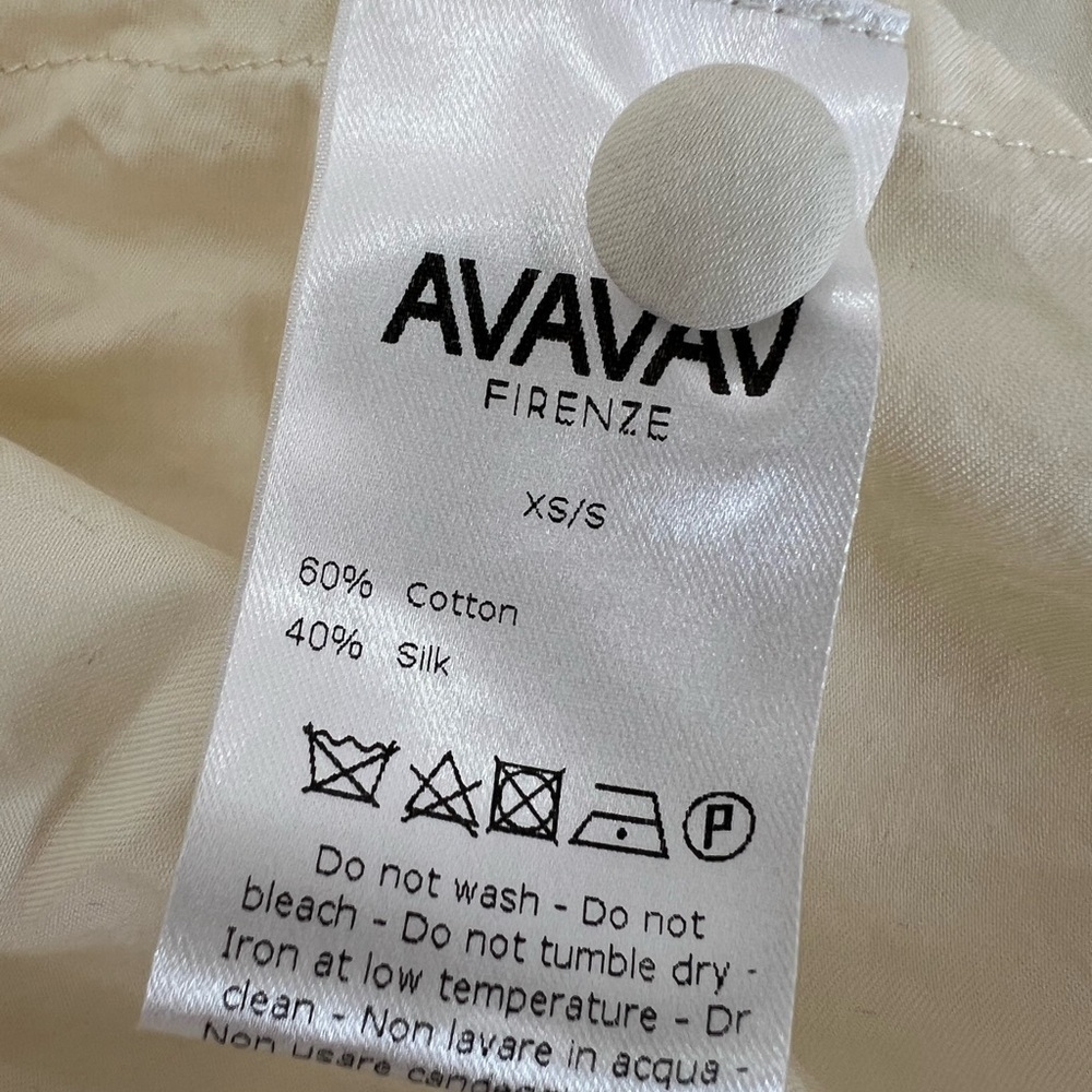 ! Avavav Firenze Cream Ruffled Mini Babydoll Dress - Picture 9 of 12